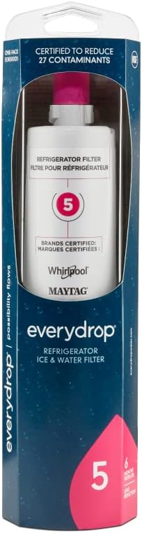 everydrop® by Whirlpool Ice and Water Refrigerator Filter 5, EDR5RXD1, Single-Pack