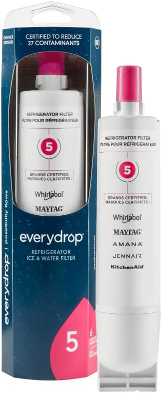 everydrop® by Whirlpool Ice and Water Refrigerator Filter 5, EDR5RXD1, Single-Pack