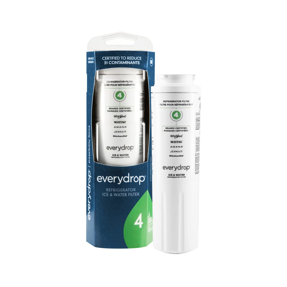 everydrop® by Whirlpool Ice and Water Refrigerator Filter 4, EDR4RXD1, Single-Pack