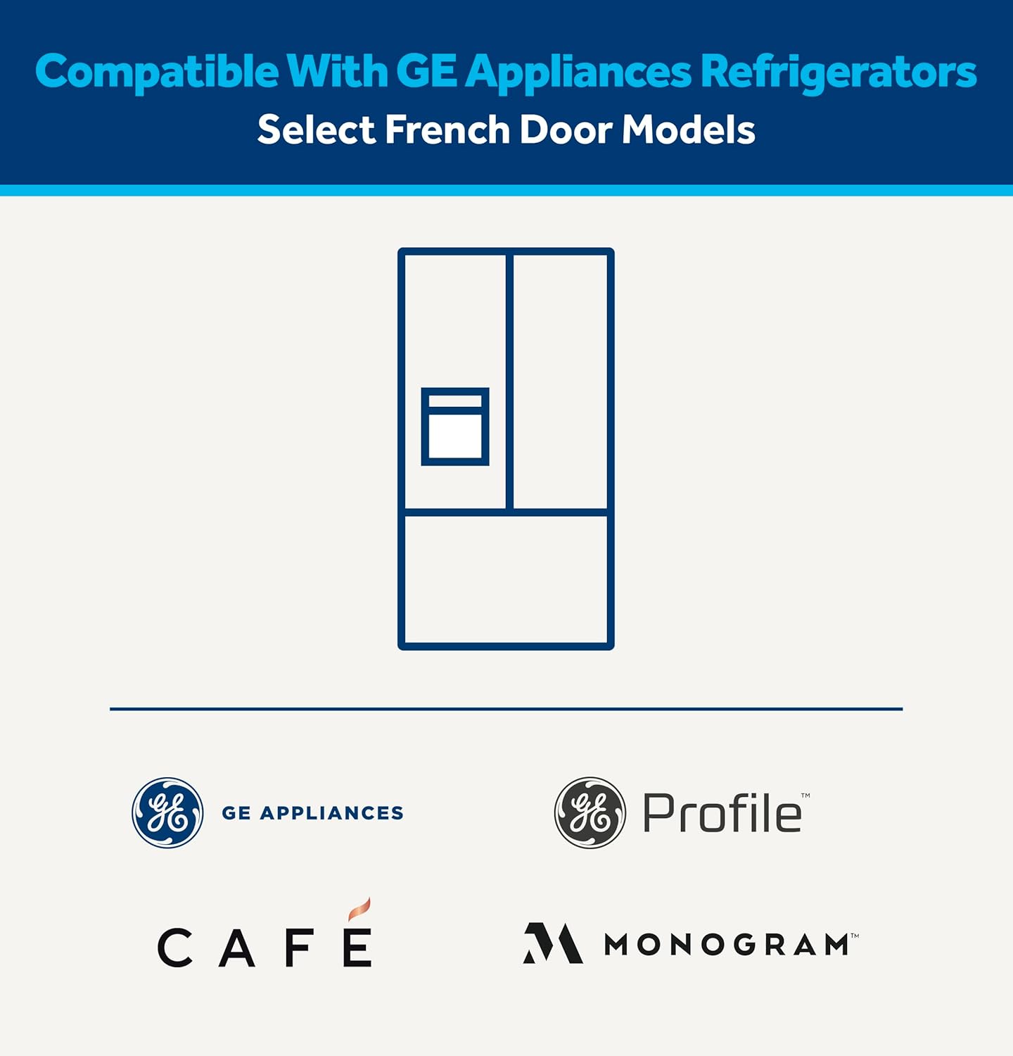 GE RPWFE Refrigerator Water Filter, Genuine Replacement Filter, Certified to Reduce Lead, Sulfur, and 50+ Other Impurities, Replace Every 6 Months for Best Results, Pack of 1
