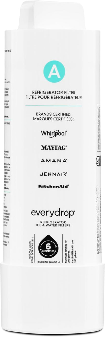 everydrop® by Whirlpool Refrigerator Water Filter A - EDRARXD1 (Pack of 1)