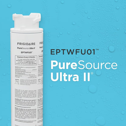 FRIGIDAIRE EPTWFU01 PureSource Ultra II Refrigerator Water Filter, 1 Count, White